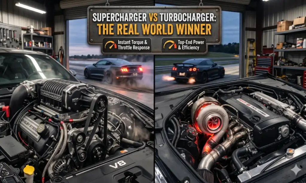 Supercharger vs Turbocharger