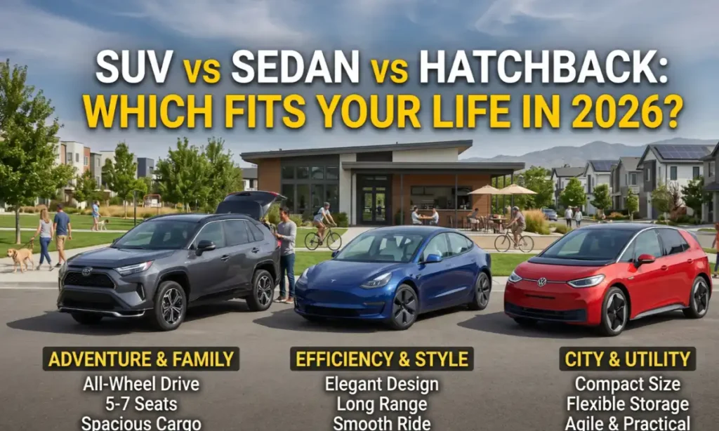 SUV vs Sedan vs Hatchback