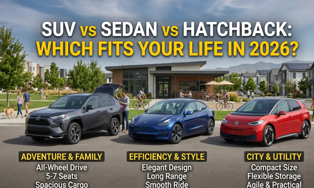 SUV vs Sedan vs Hatchback